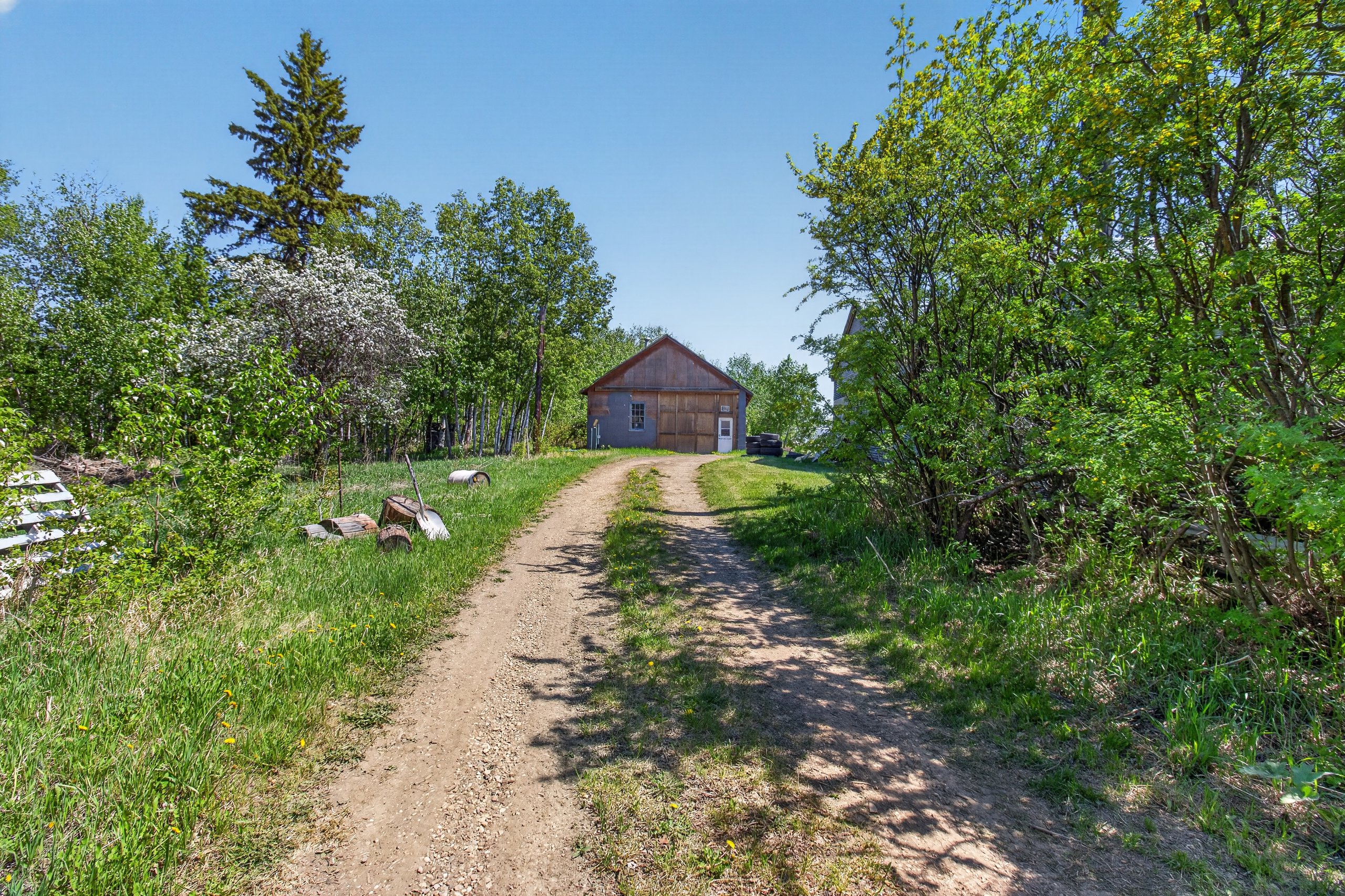 Main house with lake